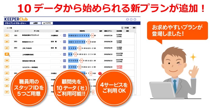 スペシャルパックに10社プランを新たに追加