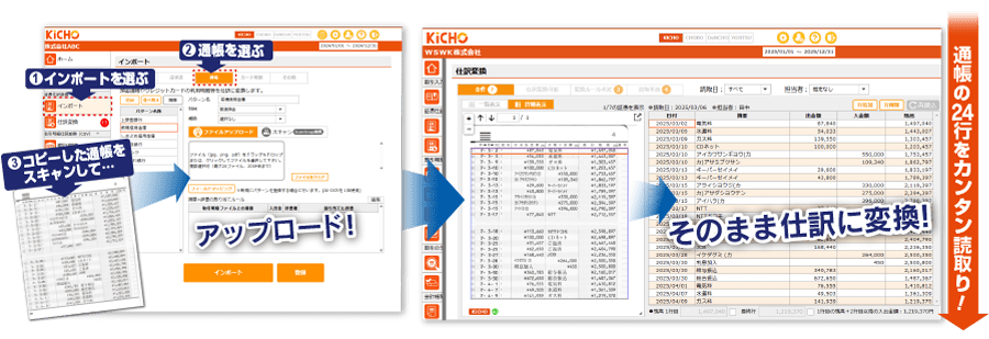 たった10円で通帳1ページを仕訳に